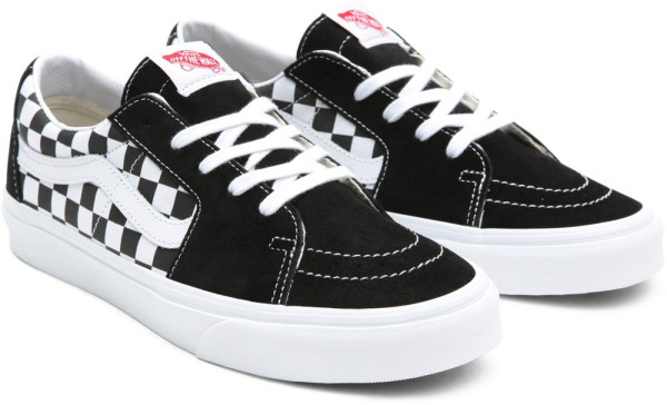 Vans Unisex Lifestyle Classic FTW Sneaker Ua Sk8-Low (Canvas/Suede)Blkchckrbrd