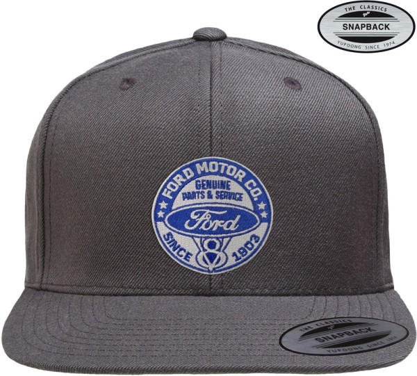 Ford Motor Co Premium Snapback Cap Dark-Grey
