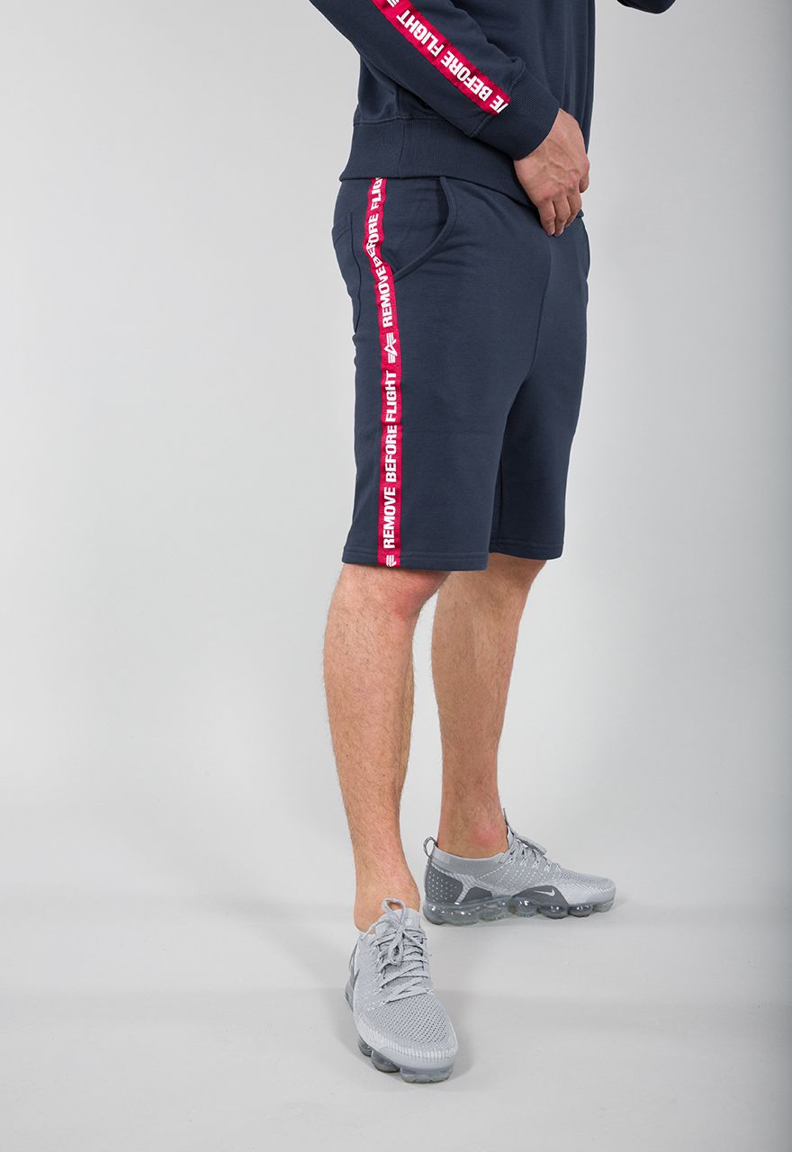 Alpha Industries Shorts Navy | Tape | New Men Lifestyle Short RBF Shorts / Jogger Hose 