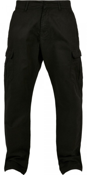 Urban Classics Straight Leg Cargo Pants Black