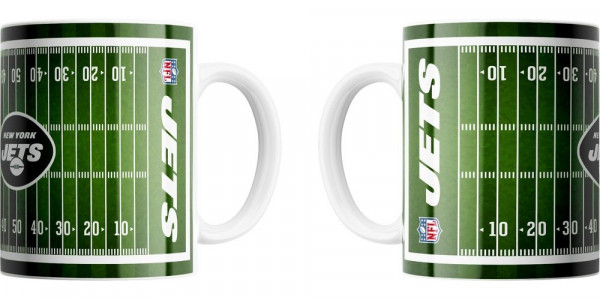 New York Jets Jumbo-Tasse Field American Football NFL Grün-450ml