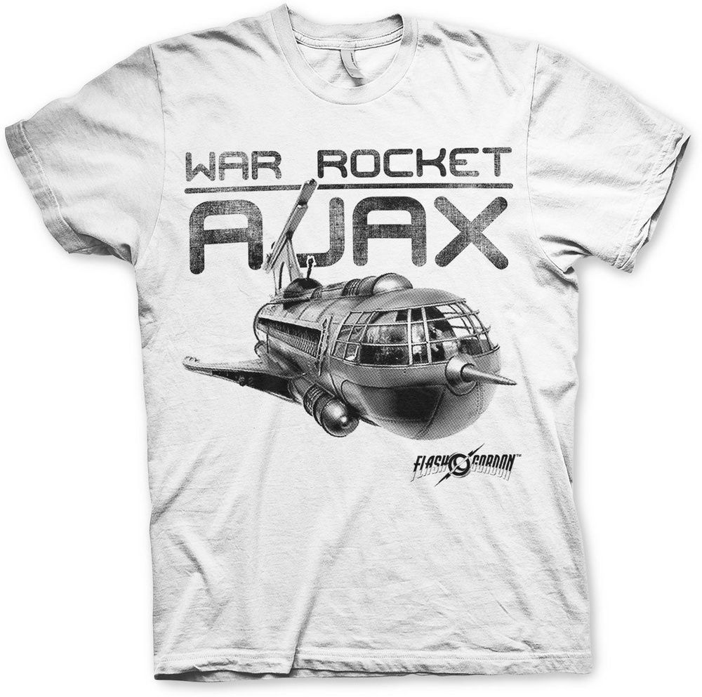 Flash Gordon War Rocket Ajax T-Shirt KF-1-FG003-H64-16 - Herren / Unisex