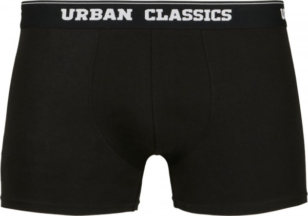 Urban Classics Organic Boxer Shorts 5-Pack Blk+Blk+Wht+Wht+Cha
