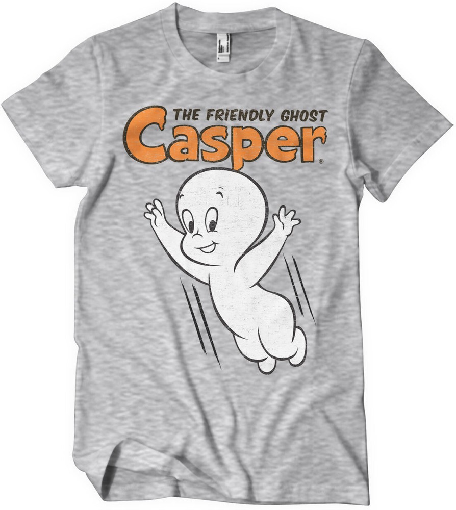 Casper The Friendly Ghost T-Shirt Heather-Grau - Herren / Unisex