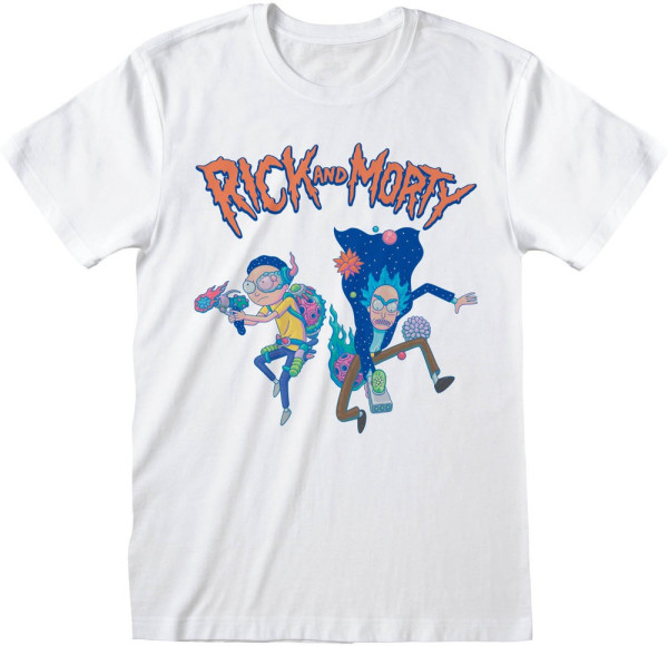 Rick And Morty - Psychedelic T-Shirt White