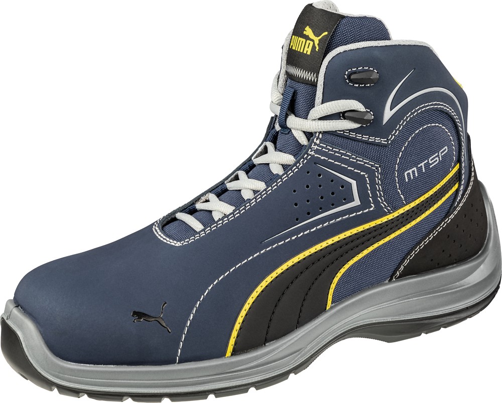 Puma Safety Sicherheitsschuh Touring Blau Mid Sb E P Wru Fo SRC Blau - Herren / Unisex