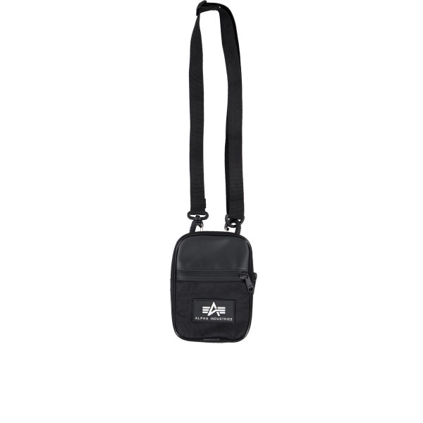 Alpha Industries Rubber Print Utility Bag Taschen Black