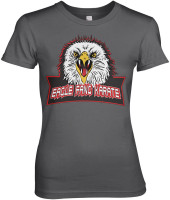 Cobra Kai Eagle Fang Karate Girly Tee Damen T-Shirt Dark-Grey Cobra Kai Eagle Fang Karate Girly Tee Damen T-Shirt Dark-Grey