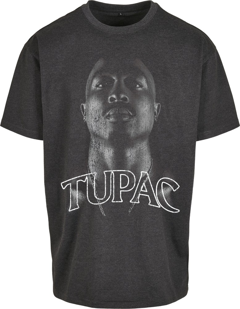 MT Upscale T-Shirt Tupac Up Oversize Tee Charcoal - Herren / Unisex