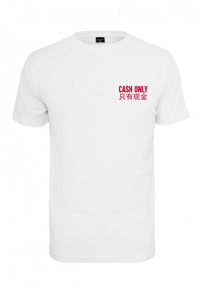 Mister Tee T-Shirt Cash Only Tee White