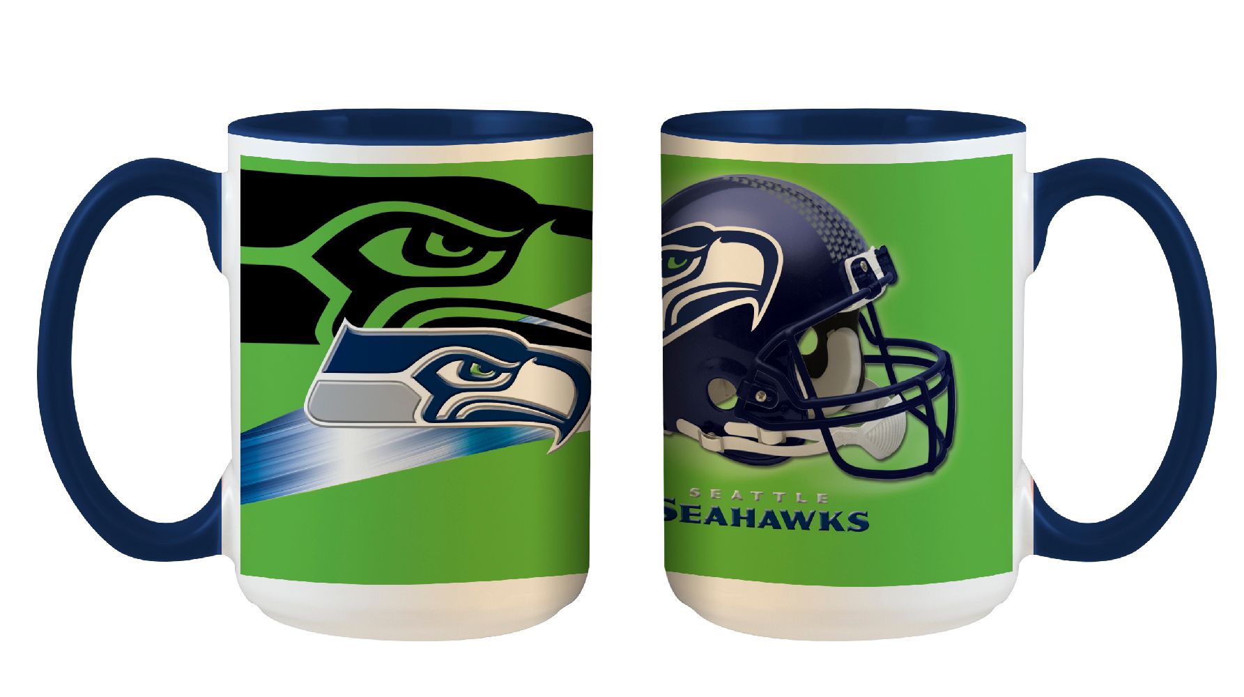 Seattle Seahawks Becher 3D Inner Color Mug American Football - Herren / Unisex