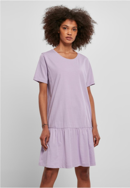 Urban Classics Damen Ladies Valance Tee Dress Lilac