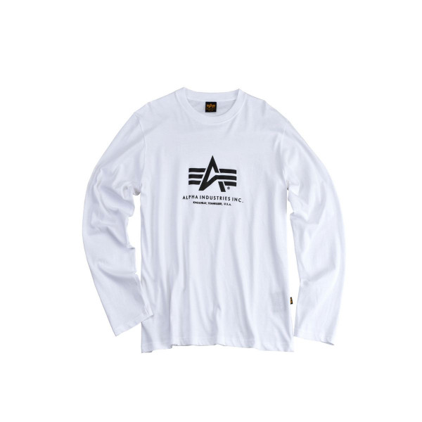 Alpha Industries Basic T - LS T-Shirt / Unisex White