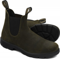 Blundstone Stiefel Boots #1615 Rub Suede (500 Series) Dark Olive
