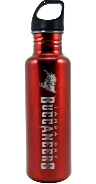 Tampa Bay Buccaneers Steel Water Bottle 750 ml. American Football NFL Rot