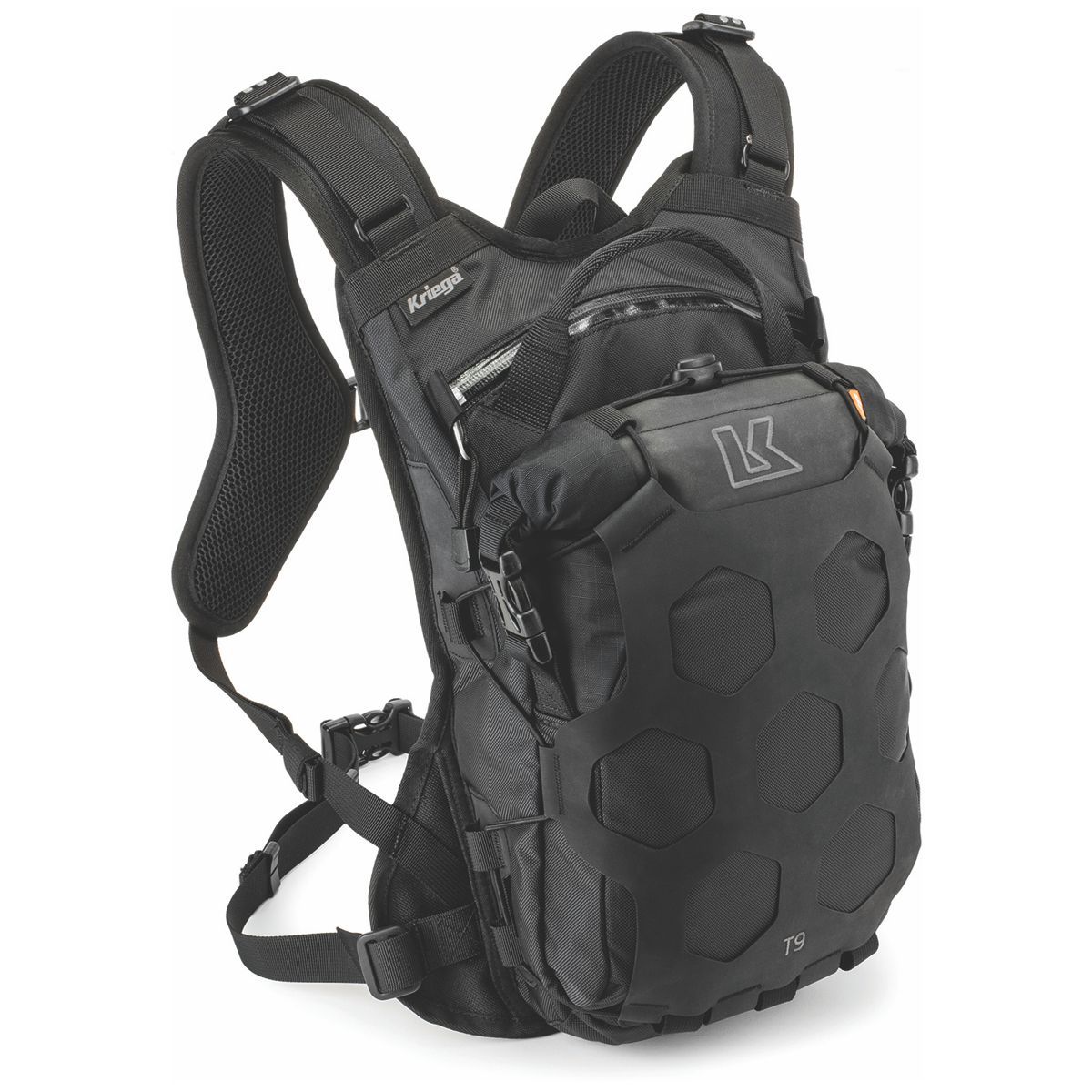 Kriega Motorrad Tasche Trail 9 Rucksack Schwarz - Herren / Unisex