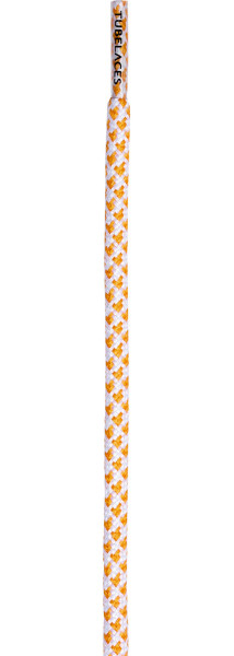 Tubelaces Schnürsenkel Rope Multi White/Neonorange