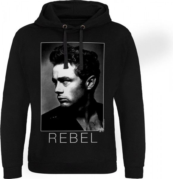 James Dean BW Rebel Epic Hoodie Black