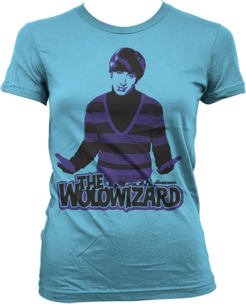 The Big Bang Theory The Wolowizard Girly T-Shirt Damen Skyblue