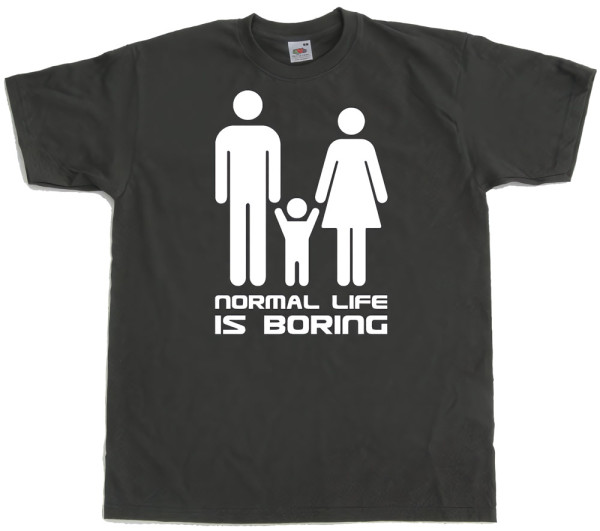 Tokigt Normal Life Is Boring T-Shirt SH-1-10209-LFH2-10