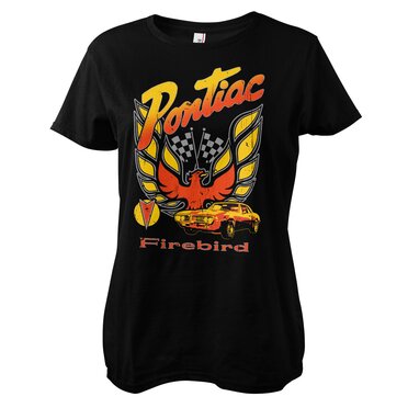 Pontiac Damen T-Shirt Firebird Retro Girly Tee GM-5-PONT004-H48-13 - Damen