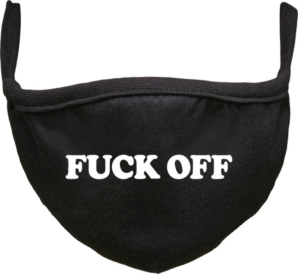 Mister Tee Mundschutz Fxxx Off Face Mask 2- Pack Black