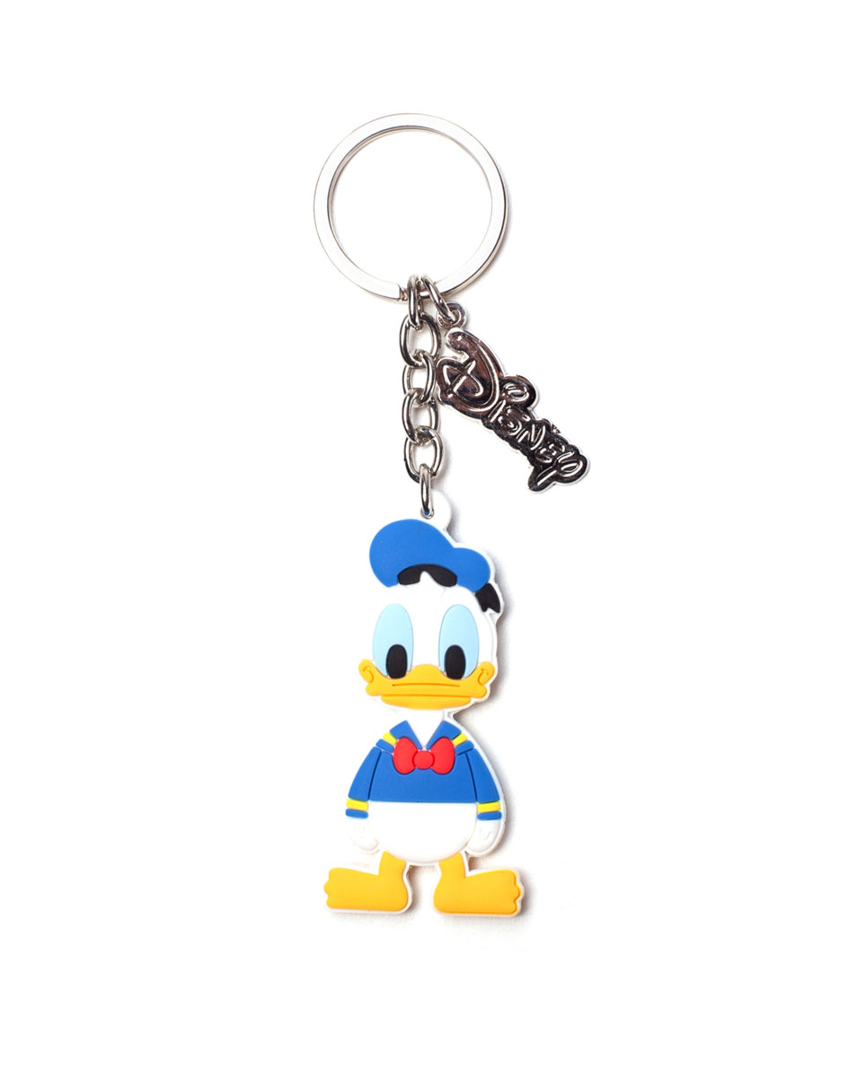 Ducktales Keychains Disney Donald Duck Rubber Keychain White