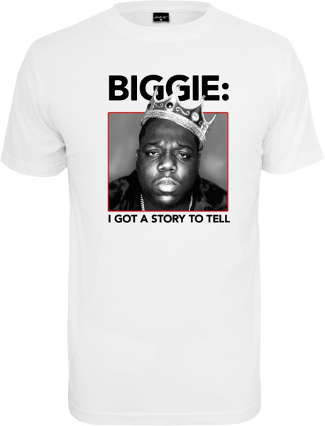 Mister Tee Biggie Crown Tee White