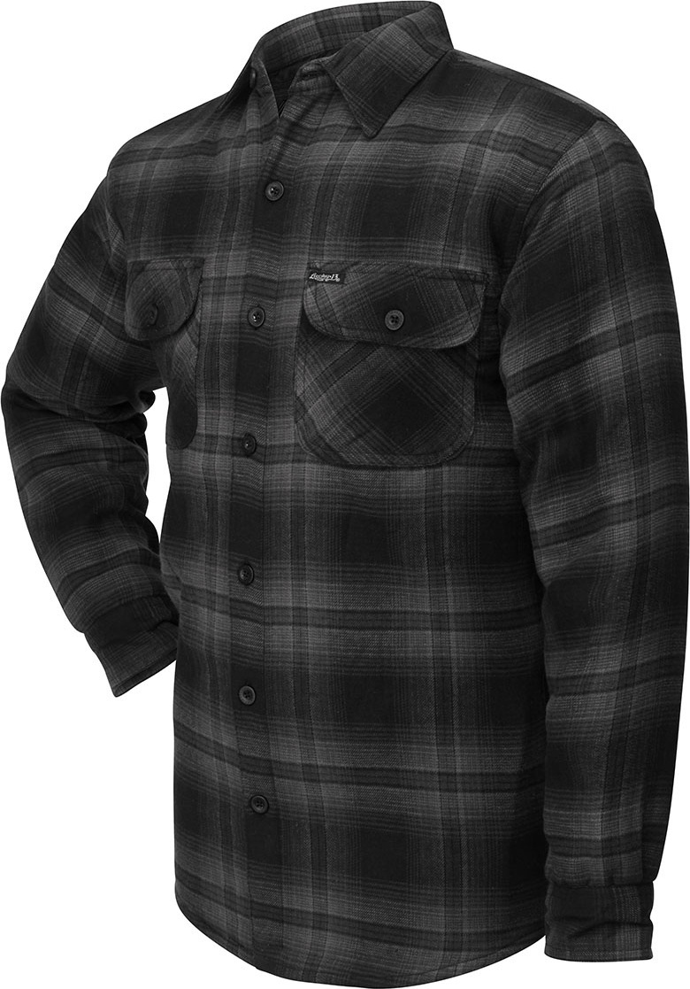 Lucky 13 Hemd Shocker Lined Flannel Grau/Schwarz - Herren / Unisex