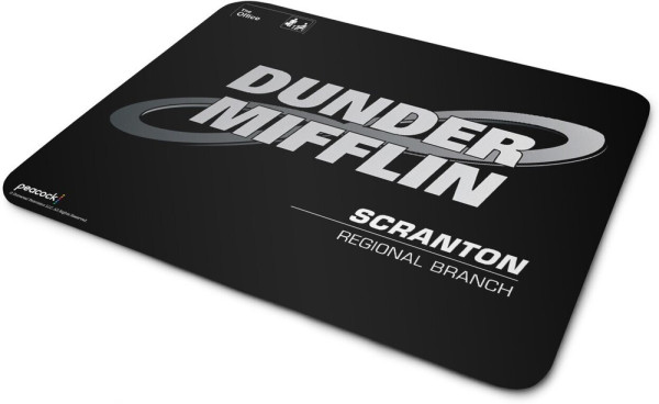 The Office Dunder Mifflin Mouse Pad White