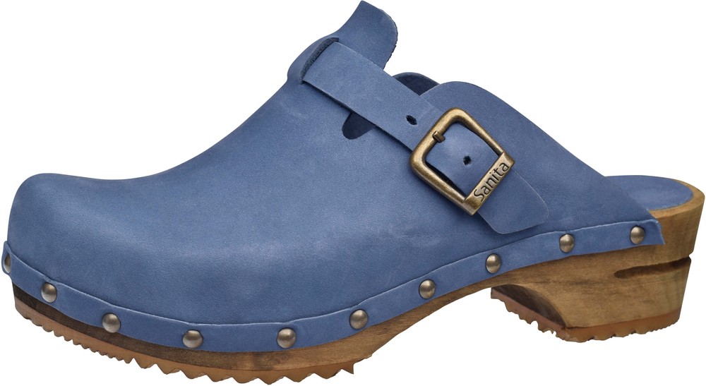 Sanita Damen Clogs Wood-Kristel Open 455205W - Damen