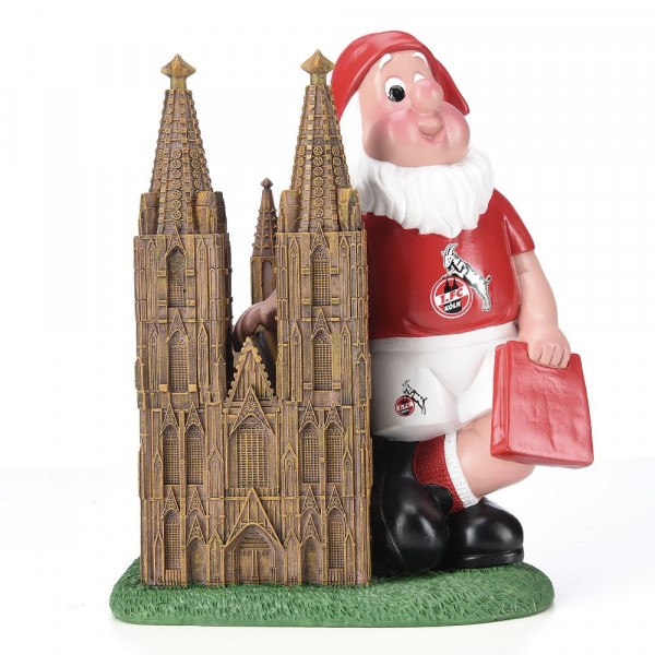 1. FC Köln Gartenzwerg Dom Fussball Multicolor