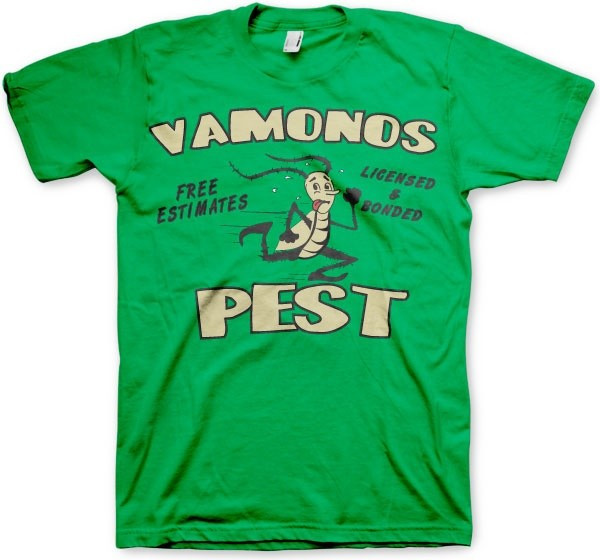 Breaking Bad Vamanos Pest T-Shirt Green