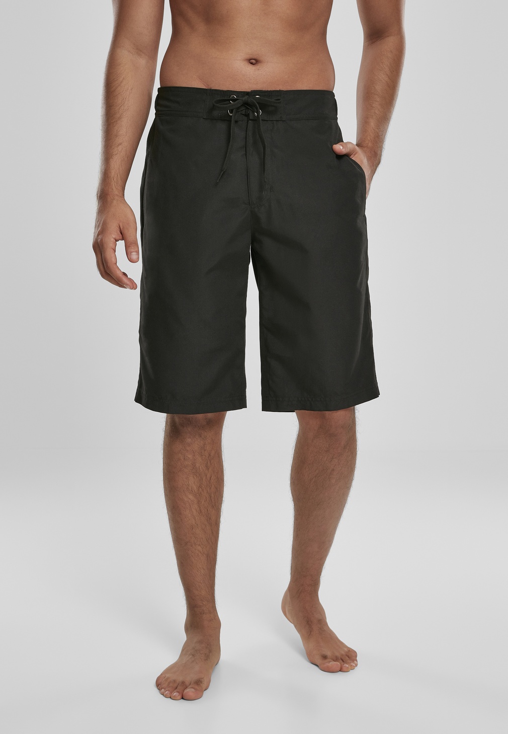 Urban Classics Badehose Board Shorts Schwarz - Herren / Unisex