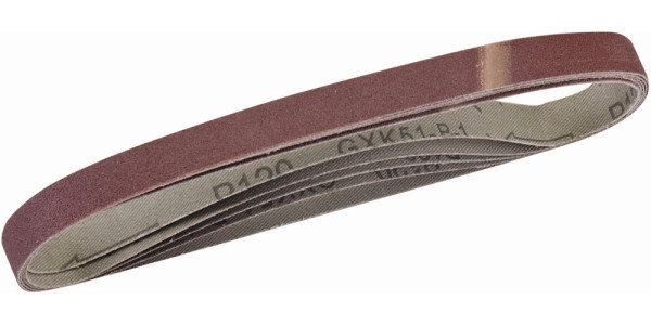 Silverline Schleifzubehör Schleifbänder, 13 x 457 mm, 5er-Pckg.