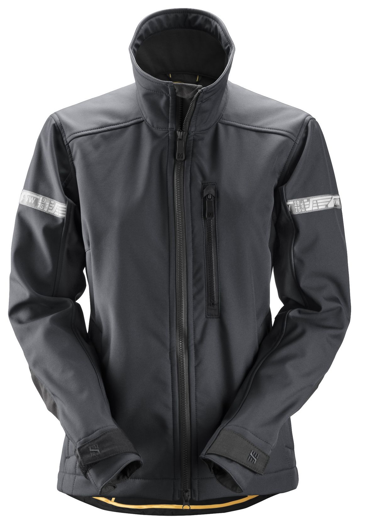 Snickers Damen AllroundWork Softshell Arbeitsjacke Stahlgrau-Schwarz - Damen
