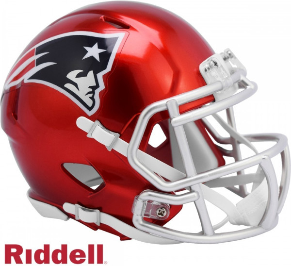 New England Patriots Mini Helm Speed Alt Flash American Football