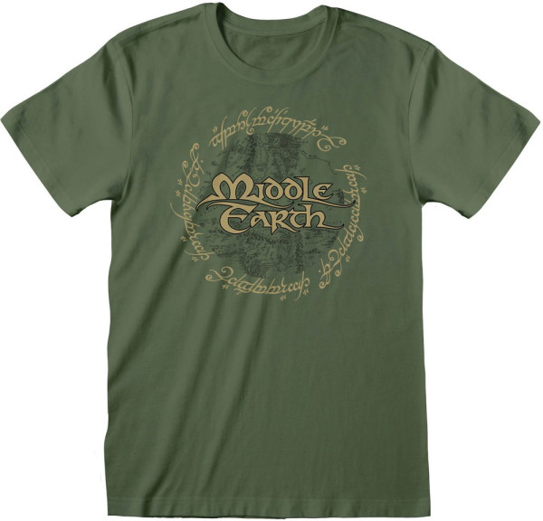 Lord Of The Rings - Middle Earth T-Shirt Green