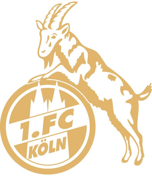 1. FC Köln Aufkleber transparent 5020009