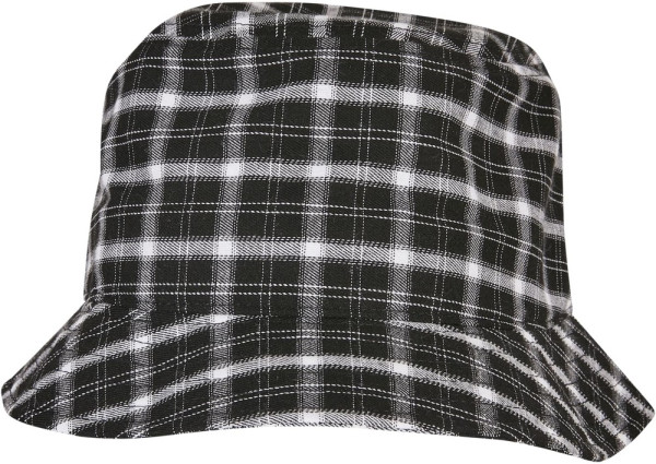 Flexfit Hut Check Bucket Hat