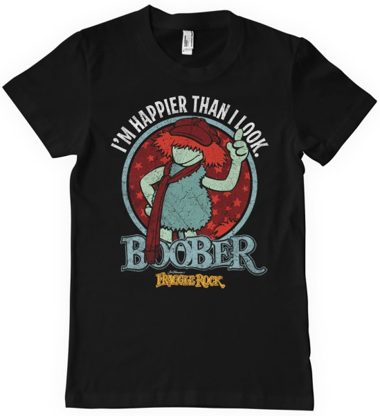 Fraggle Rock Boober Happier Than I Look T-Shirt