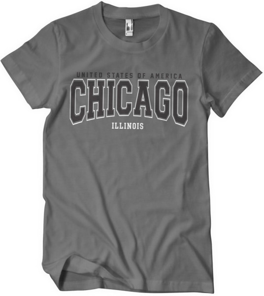 Chicago Illinois T-Shirt Dark-Grey