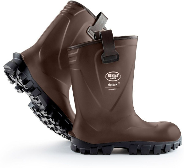 Bekina Sicherheitsschuhe Sicherheitsstiefel EN ISO 20345:2011 CI S5 Riglitex Solidgrip XRN4P