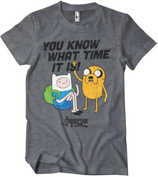 It'S Adventure Time T-Shirt Dark/Heather