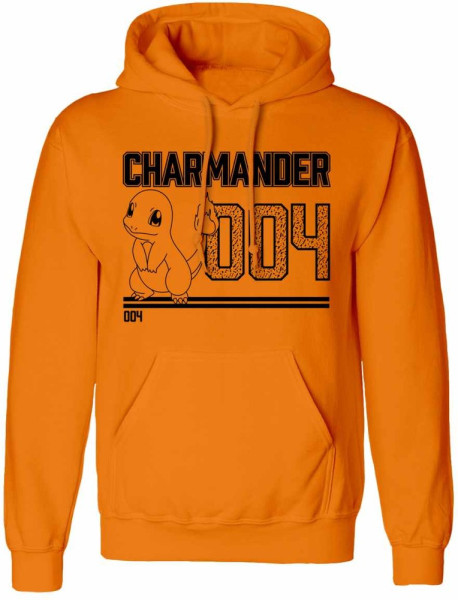 Pokemon - Charmander Line Art (Unisex Red Pullover Hoodie) Hoodie