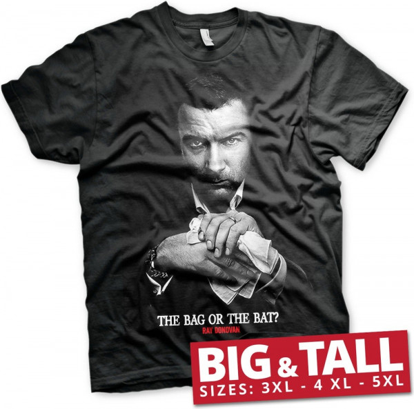 Ray Donovan The Bag Or The Bat Big & Tall T-Shirt Black
