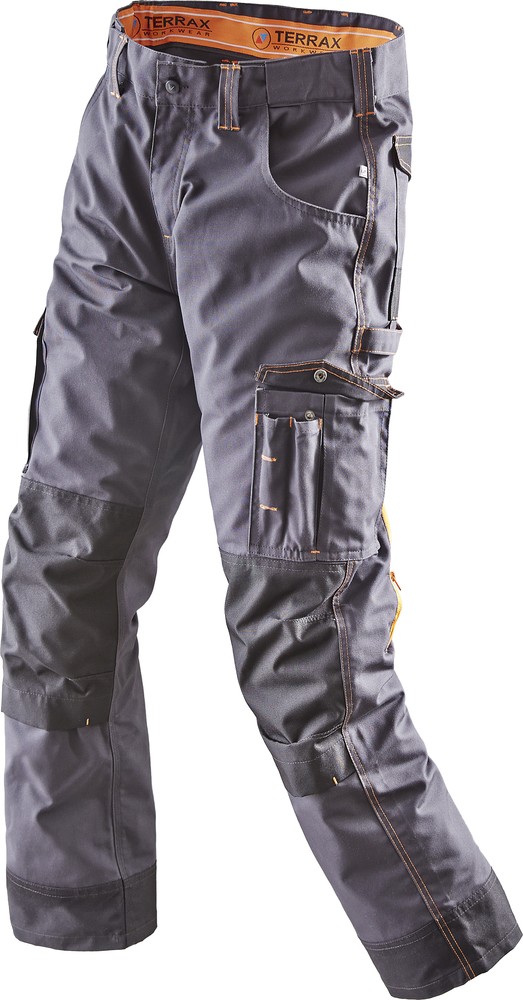 Terrax Workwear Bundhose Anthrazit/Schwarz - Herren / Unisex