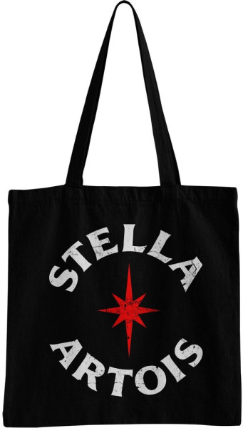Stella Artois Wordmark Tote Bag Tragetasche Black