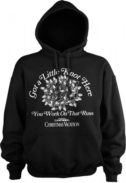 National Lampoon's Christmas Vacation Got a Little Knot Here Hoodie Black