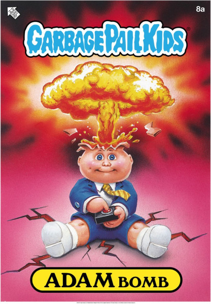 Garbage Pail Kids Adam Bomb Poster 50x70 cm Multicolor